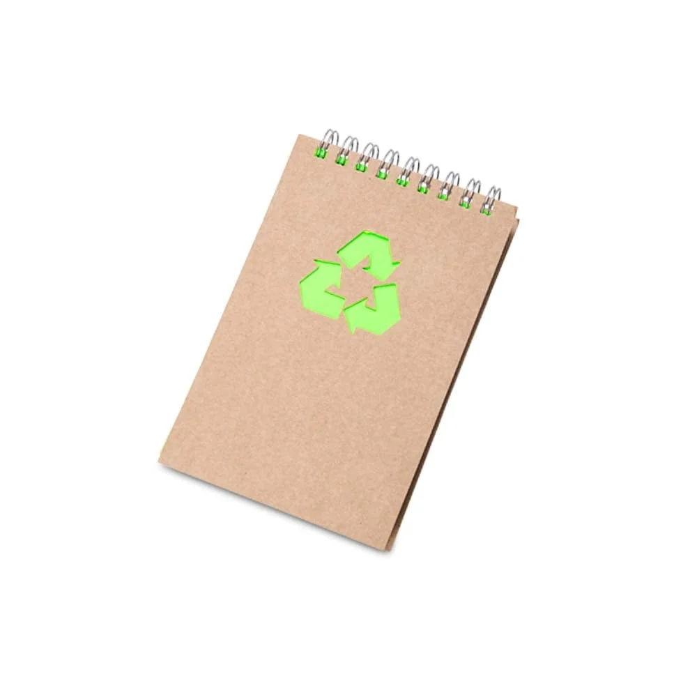Bloco de Anotações Ecológico Verde na Zen Brindes - Presente Personalizado