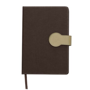 Bloco de Anotações - X03003 - Marrom -  Brinde Personalizado - Zen Brindes