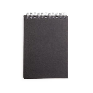 Bloco de Anotações Preto na Zen Brindes - Presente Personalizado