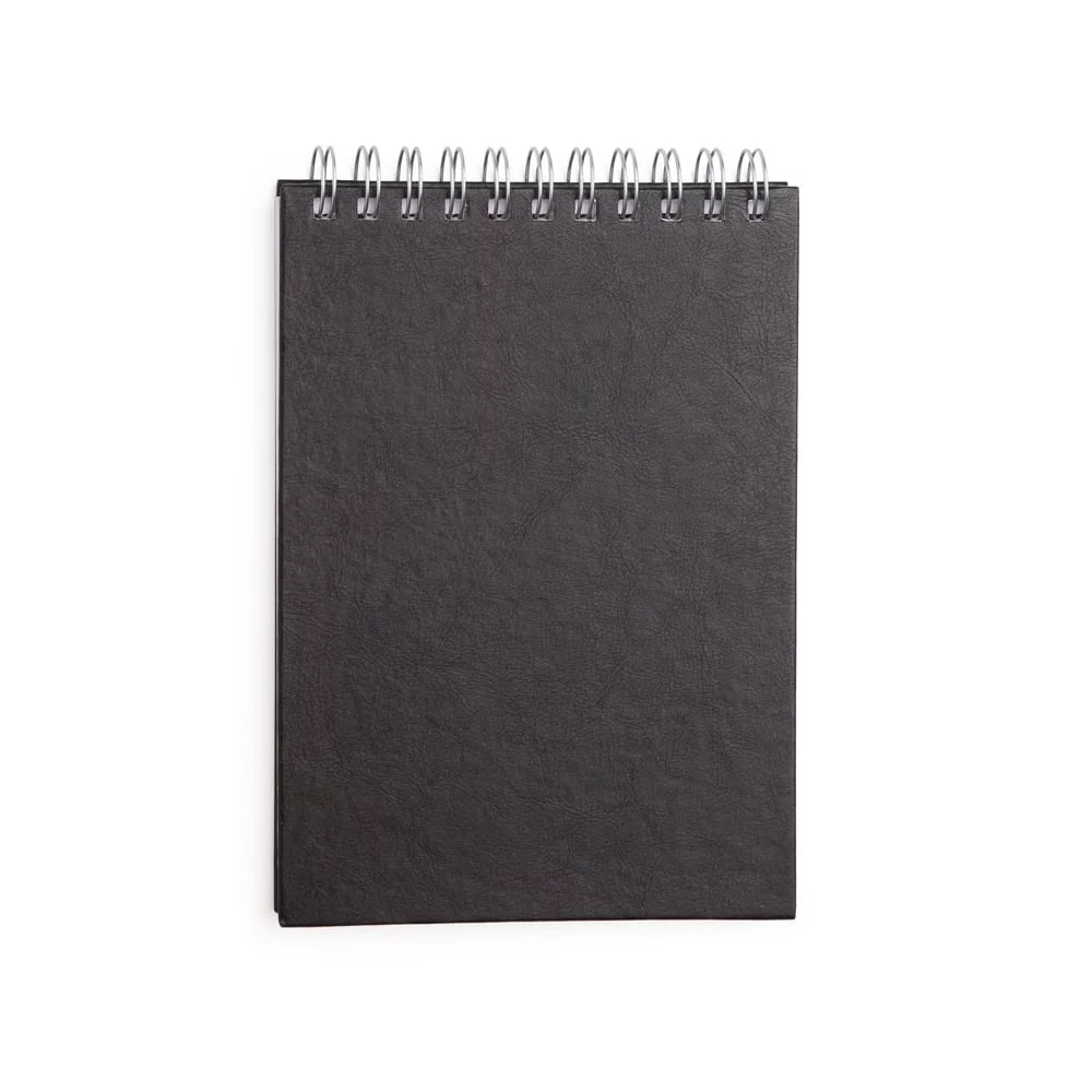 Bloco de Anotações Preto na Zen Brindes - Presente Personalizado