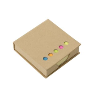 Bloco de Anotações com Autoadesivos Kraft na Zen Brindes - Presente Personalizado
