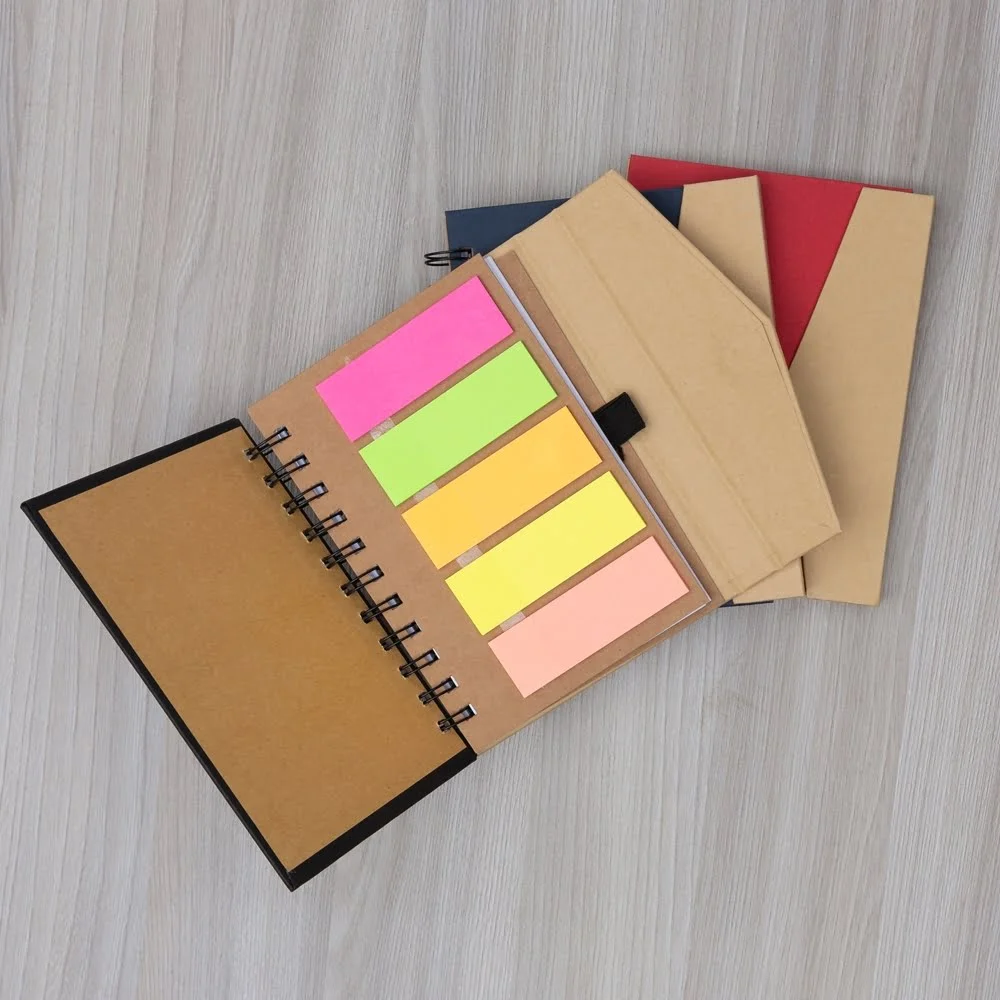 Bloco de Anotações com Autoadesivos - X18515 - Escritório e Papelaria Brinde Personalizado - Zen Brindes