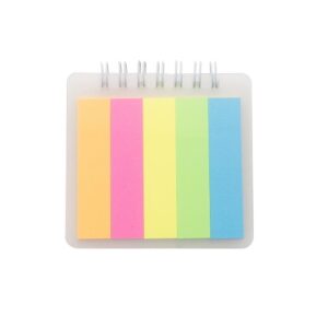 Bloco de Anotações com Autoadesivos - X18557 - Branco -  Brinde Personalizado - Zen Brindes