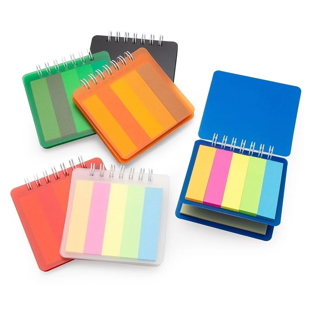 Bloco de Anotações com Autoadesivos - X18557 - Escritório e Papelaria Brinde Personalizado - Zen Brindes