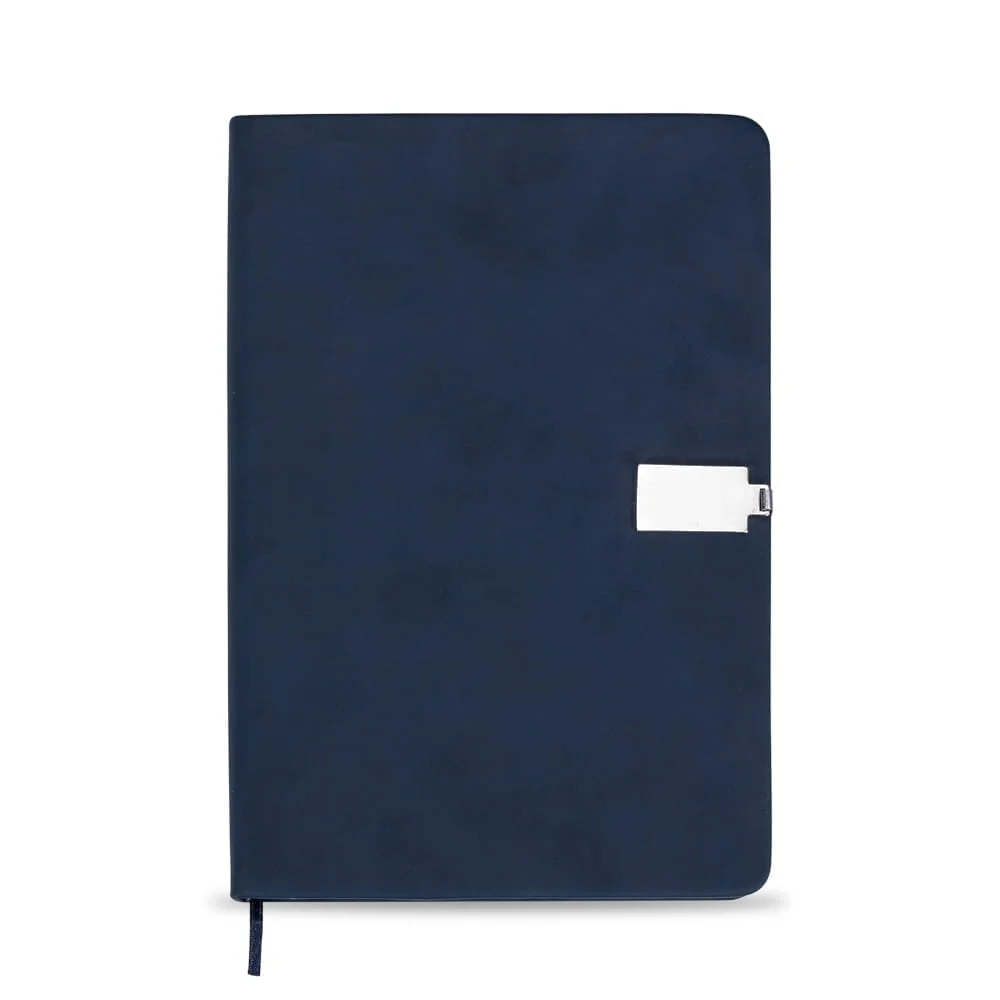 Bloco de Anotações com Fecho - X18504 - Escritório e Papelaria Brinde Personalizado - Zen Brindes
