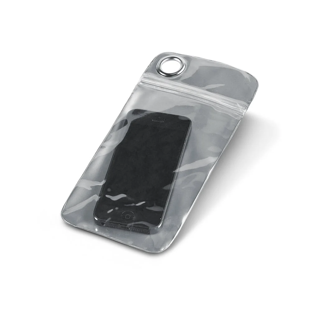 Bolsa impermeável para celular Mamore - S58315 - Acessório Tech Brinde Personalizado - Zen Brindes