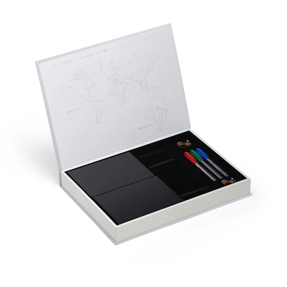 Livro Box Travel Book Premium - X14902 - Combos Brinde Personalizado - Zen Brindes