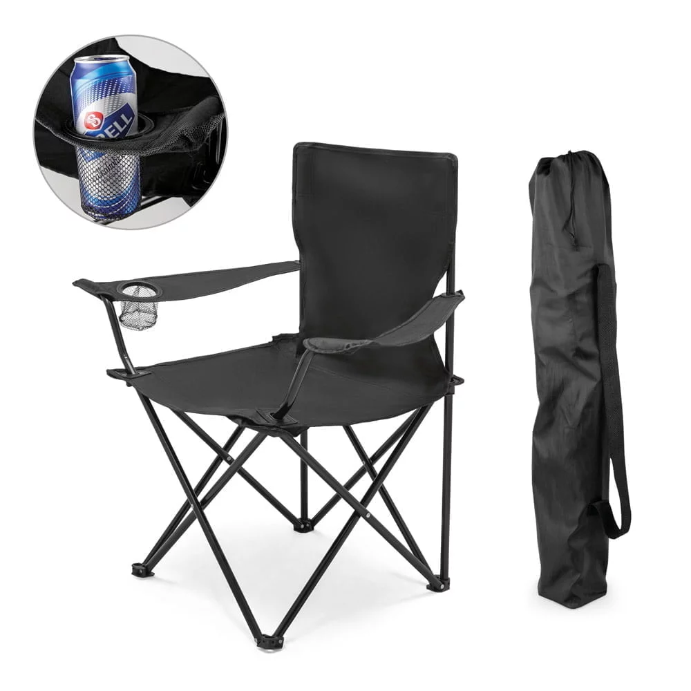 Cadeira dobrável Throne - S98131 - Churrasco Brinde Personalizado - Zen Brindes