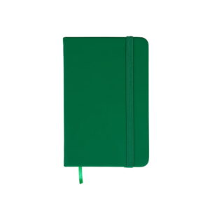 Caderneta Emborrachada - X03009 - Verde -  Brinde Personalizado - Zen Brindes