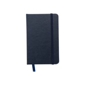 Caderneta de Couro Sintético Azul na Zen Brindes - Presente Personalizado