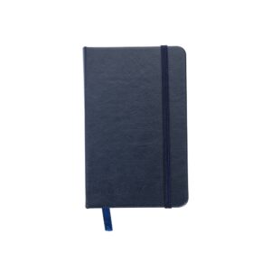 Caderneta de Couro Sintético Azul na Zen Brindes - Presente Personalizado