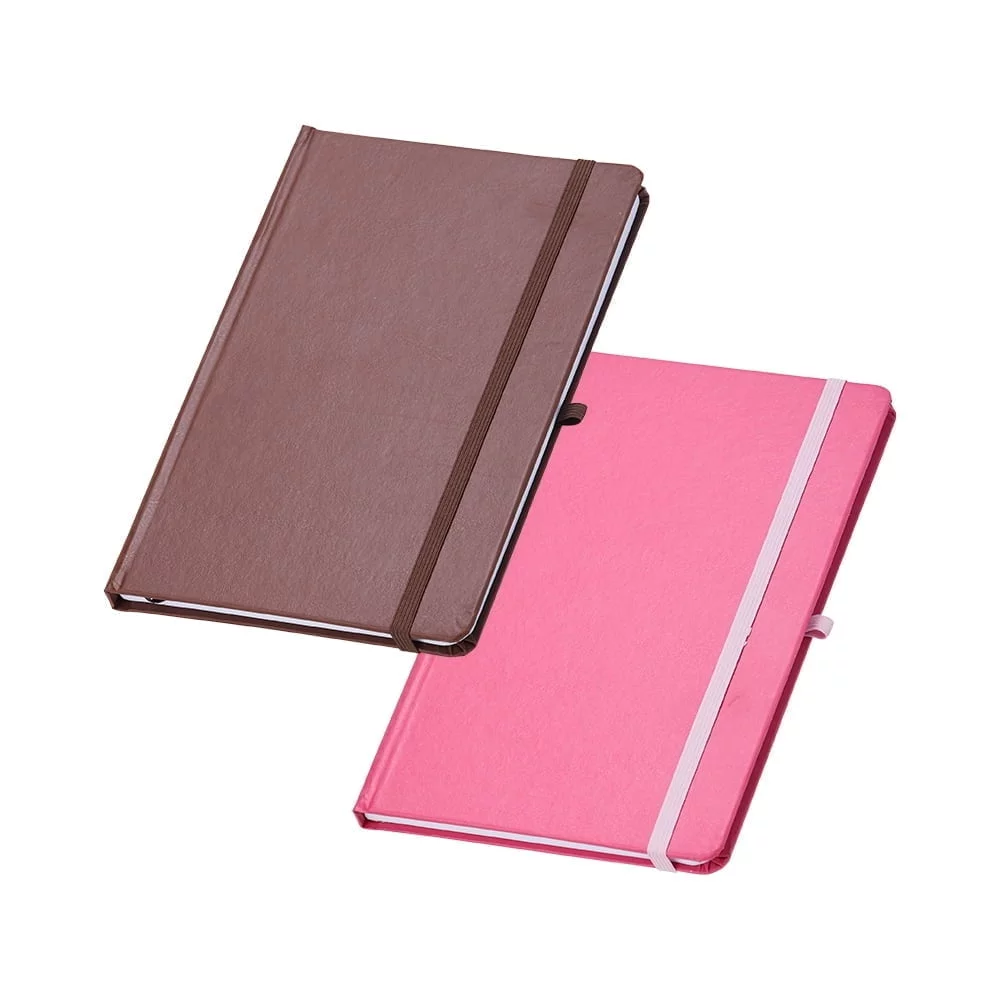 Caderneta de Couro Sintético - X14881 - Cadernos Brinde Personalizado - Zen Brindes