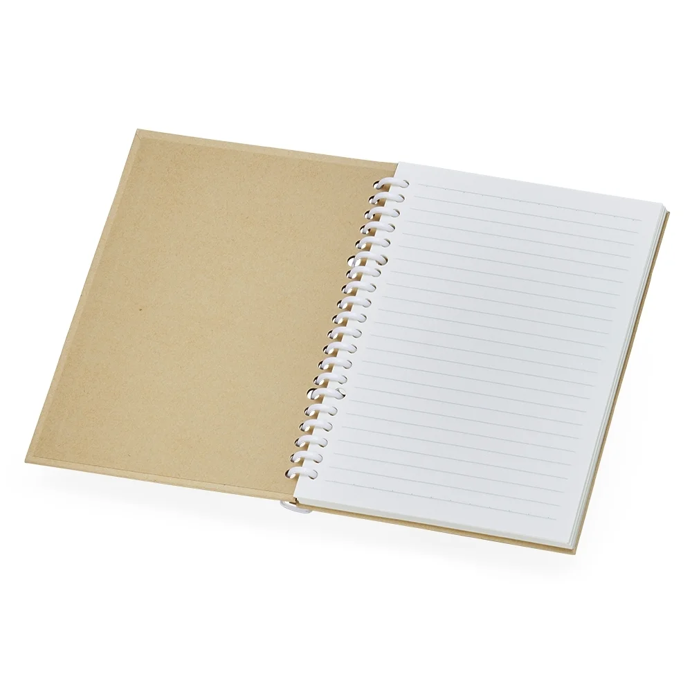 Caderno A5 Kraft - X05060 - Cadernos Brinde Personalizado - Zen Brindes