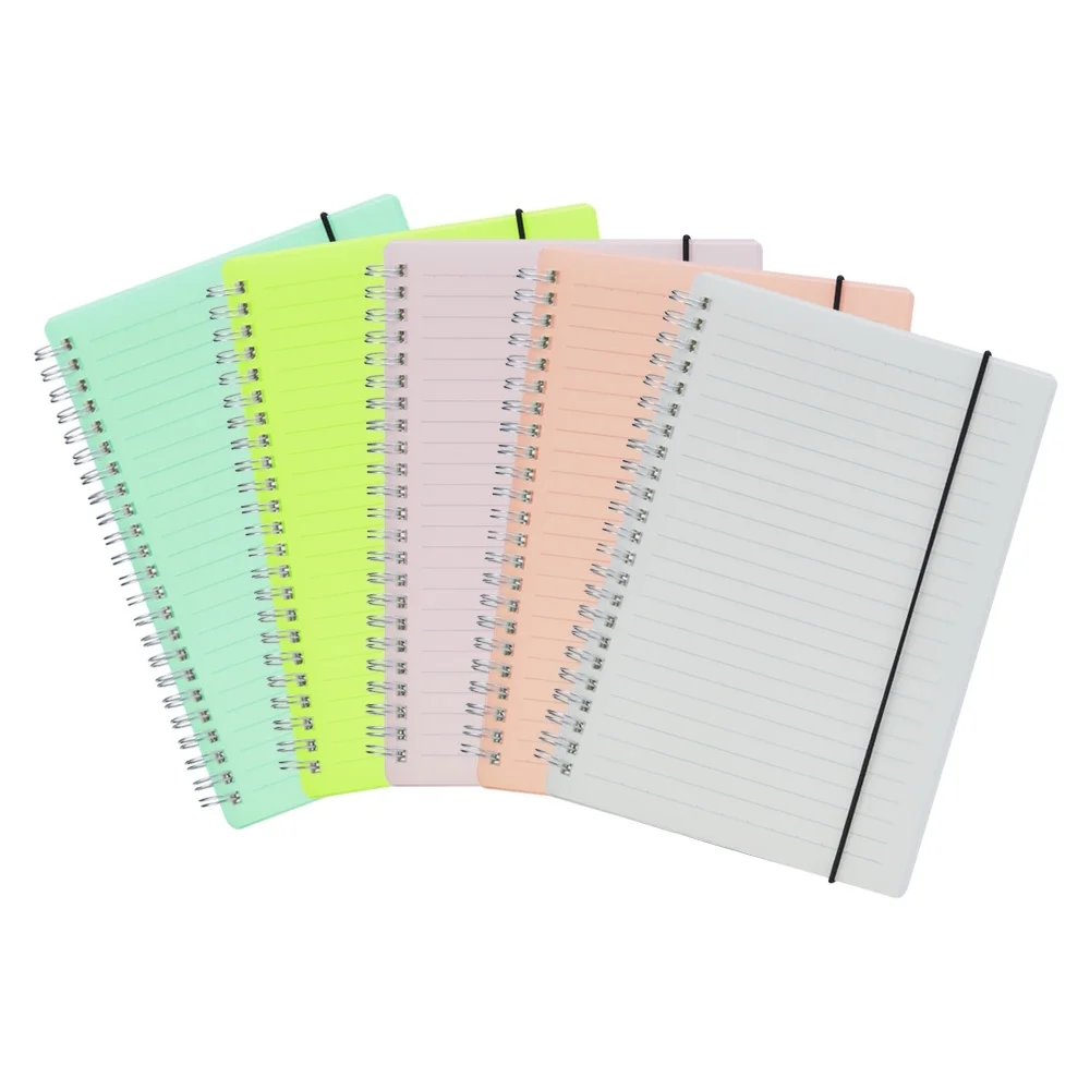 Caderno A5 Plástico - X05058 - Escritório e Papelaria Brinde Personalizado - Zen Brindes