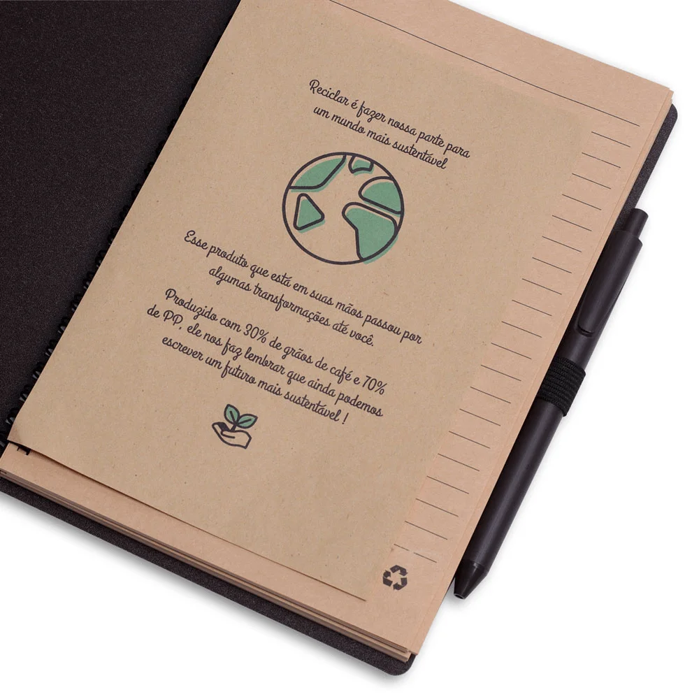 Caderno - ACAD370 - Combos Brinde Personalizado - Zen Brindes