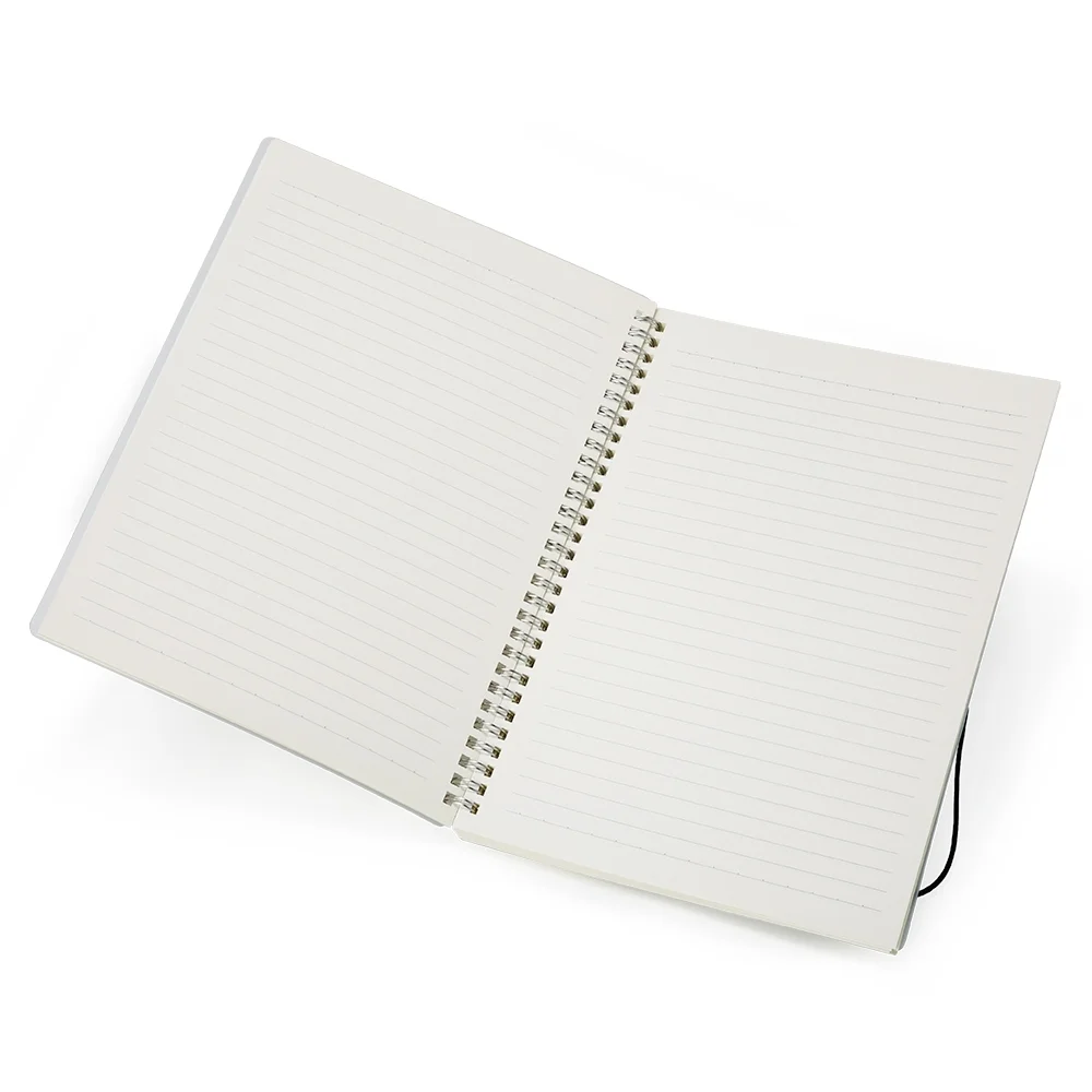 Caderno B5 Plástico - X05059 - Escritório e Papelaria Brinde Personalizado - Zen Brindes