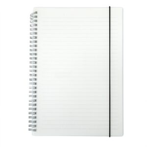Caderno B5 Plástico - X05059 - Escritório e Papelaria Brinde Personalizado - Zen Brindes