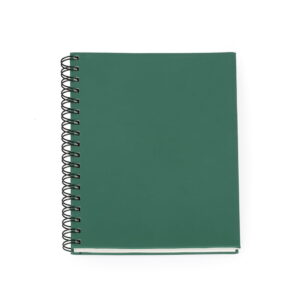 Caderno Emborrachado Verde na Zen Brindes - Presente Personalizado
