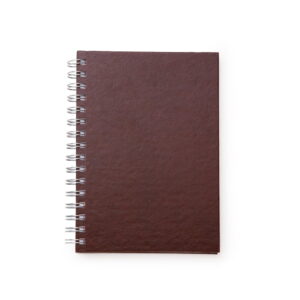 Caderno Pequeno de Couro Sintético Marrom na Zen Brindes - Presente Personalizado