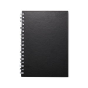 Caderno Percalux Emborrachado Preto na Zen Brindes - Presente Personalizado
