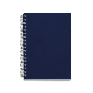 Caderno capa Kraft Azul na Zen Brindes - Presente Personalizado