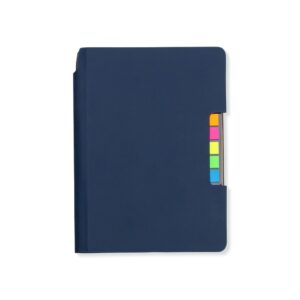 Caderno com autoadesivo Azul na Zen Brindes - Presente Personalizado