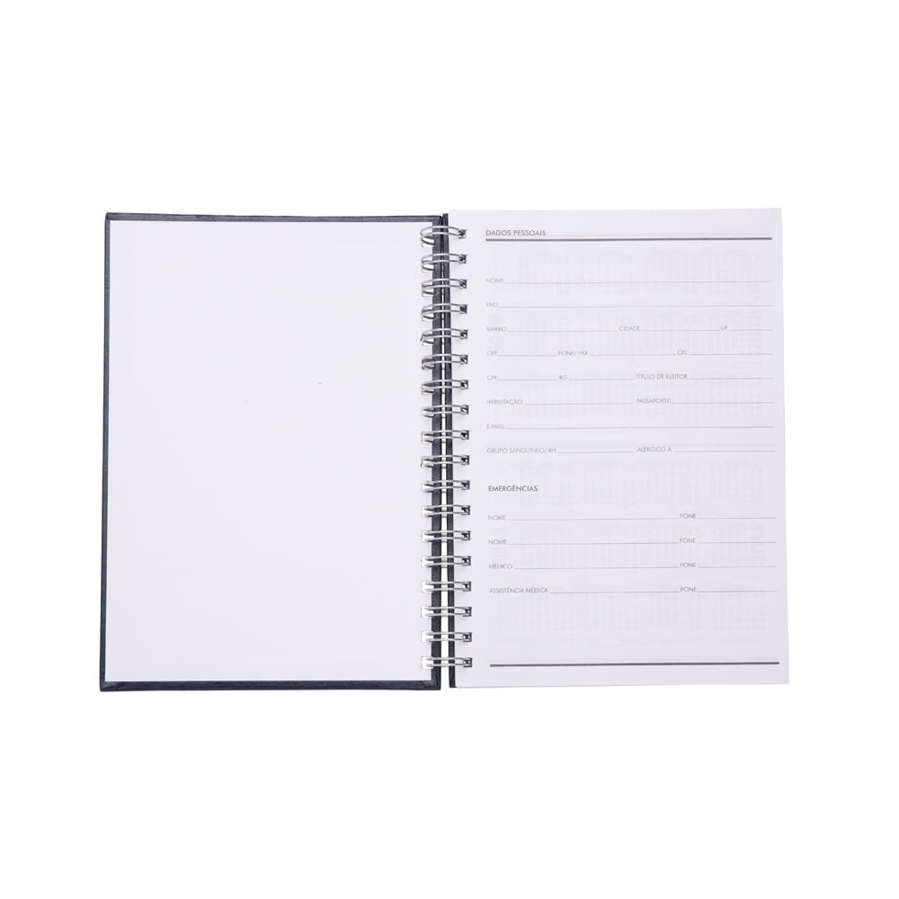 Caderno de Couro Sintético - X13600 - Cadernos Brinde Personalizado - Zen Brindes