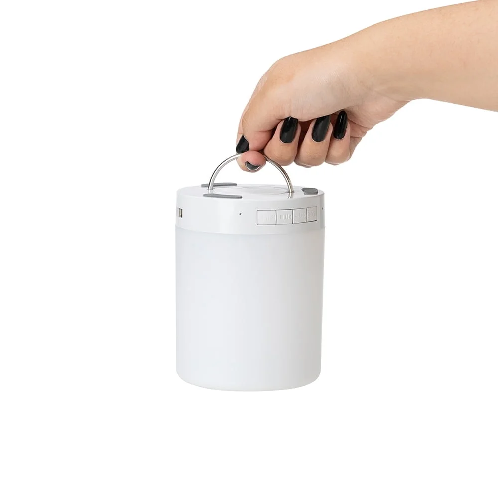 Caixa de Som Multimídia com Luminária - X04067 - Caixas de Som Brinde Personalizado - Zen Brindes