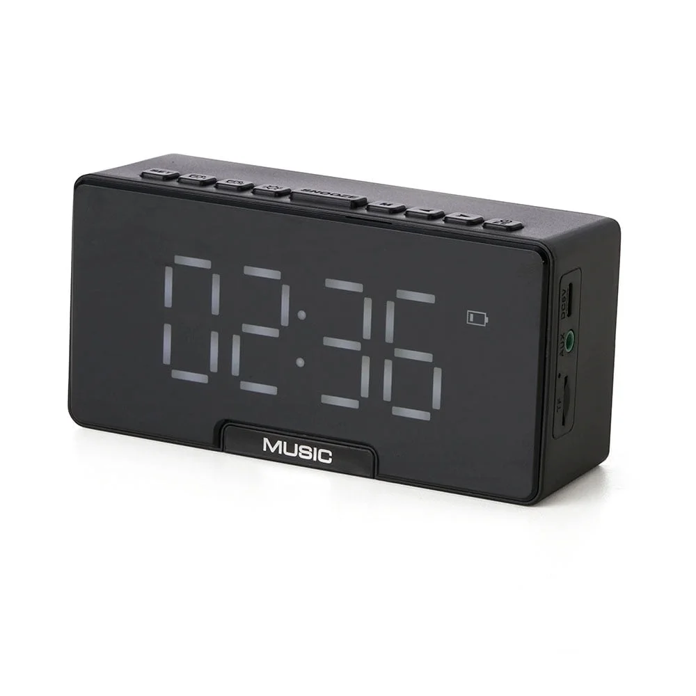 Caixa de Som Multimídia com Relógio - X04065 - Caixas de Som Brinde Personalizado - Zen Brindes
