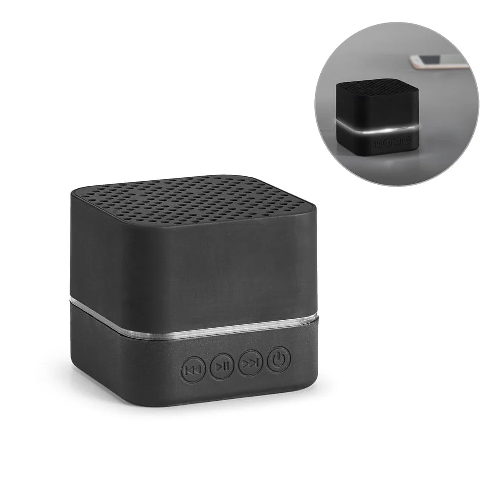 Caixa de som Edison Bk - S57255 - Caixas de Som Brinde Personalizado - Zen Brindes