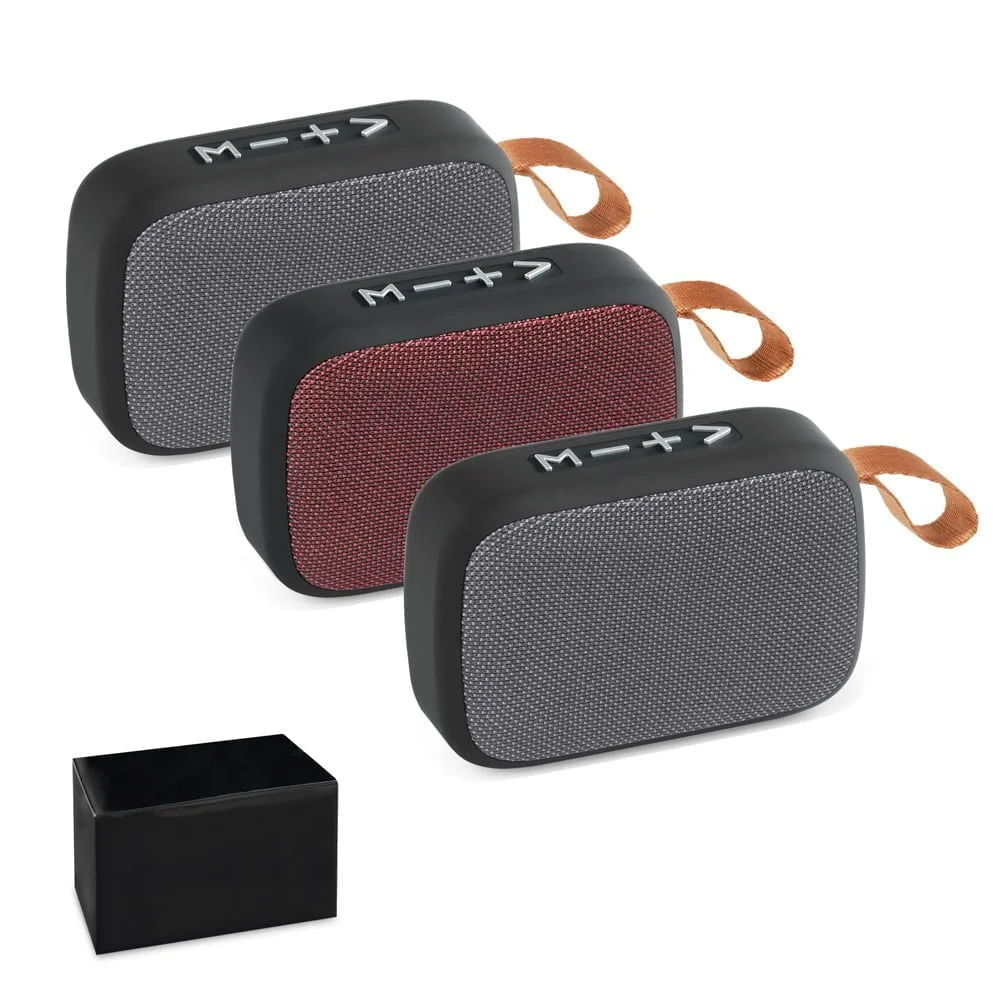 Caixa de som com microfone Gent - S57395 - Caixas de Som Brinde Personalizado - Zen Brindes