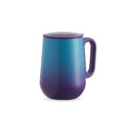 Caneca Bicolor Parede Dupla 250ml - X18720 - Roxo -  Brinde Personalizado - Zen Brindes