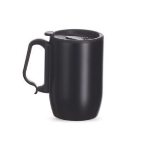 Caneca Inox 350ml Preto na Zen Brindes - Presente Personalizado