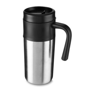 Caneca Inox 350ml Prata na Zen Brindes - Presente Personalizado
