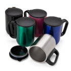 Caneca Inox Parede Dupla 230ml - X18622 - Canecas Brinde Personalizado - Zen Brindes