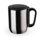 Caneca Inox Parede Dupla 230ml - X18622 - Prata -  Brinde Personalizado - Zen Brindes