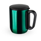 Caneca Inox Parede Dupla 230ml - X18622 - Verde -  Brinde Personalizado - Zen Brindes