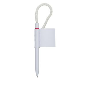 Caneta Balcão Plástica Vermelho na Zen Brindes - Presente Personalizado