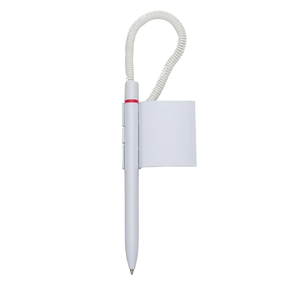 Caneta Balcão Plástica Vermelho na Zen Brindes - Presente Personalizado