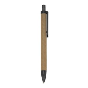 Caneta de Papel Ecológica - X00003 - Preto -  Brinde Personalizado - Zen Brindes