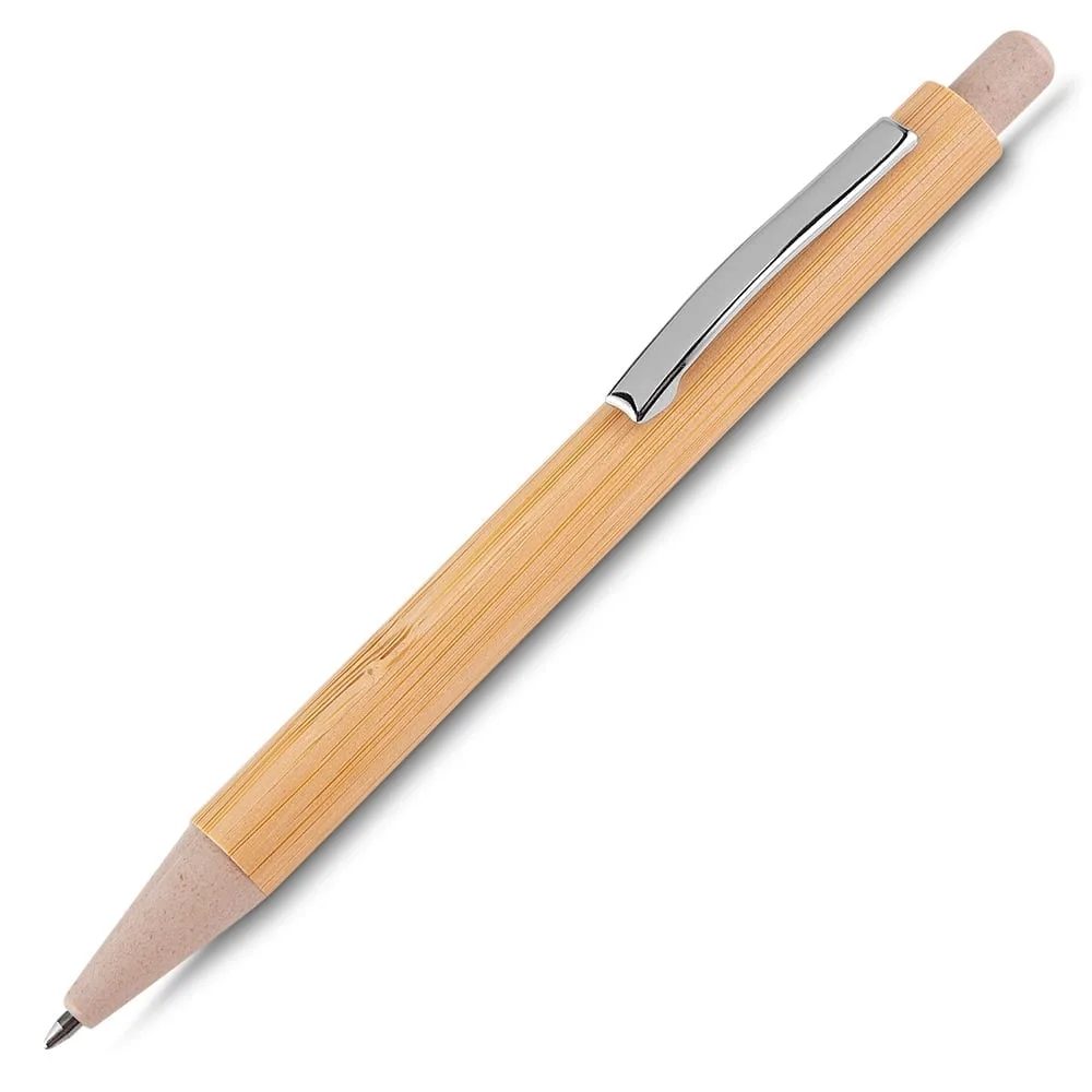 Caneta de Bambu Ecológica com Estojo - X14672