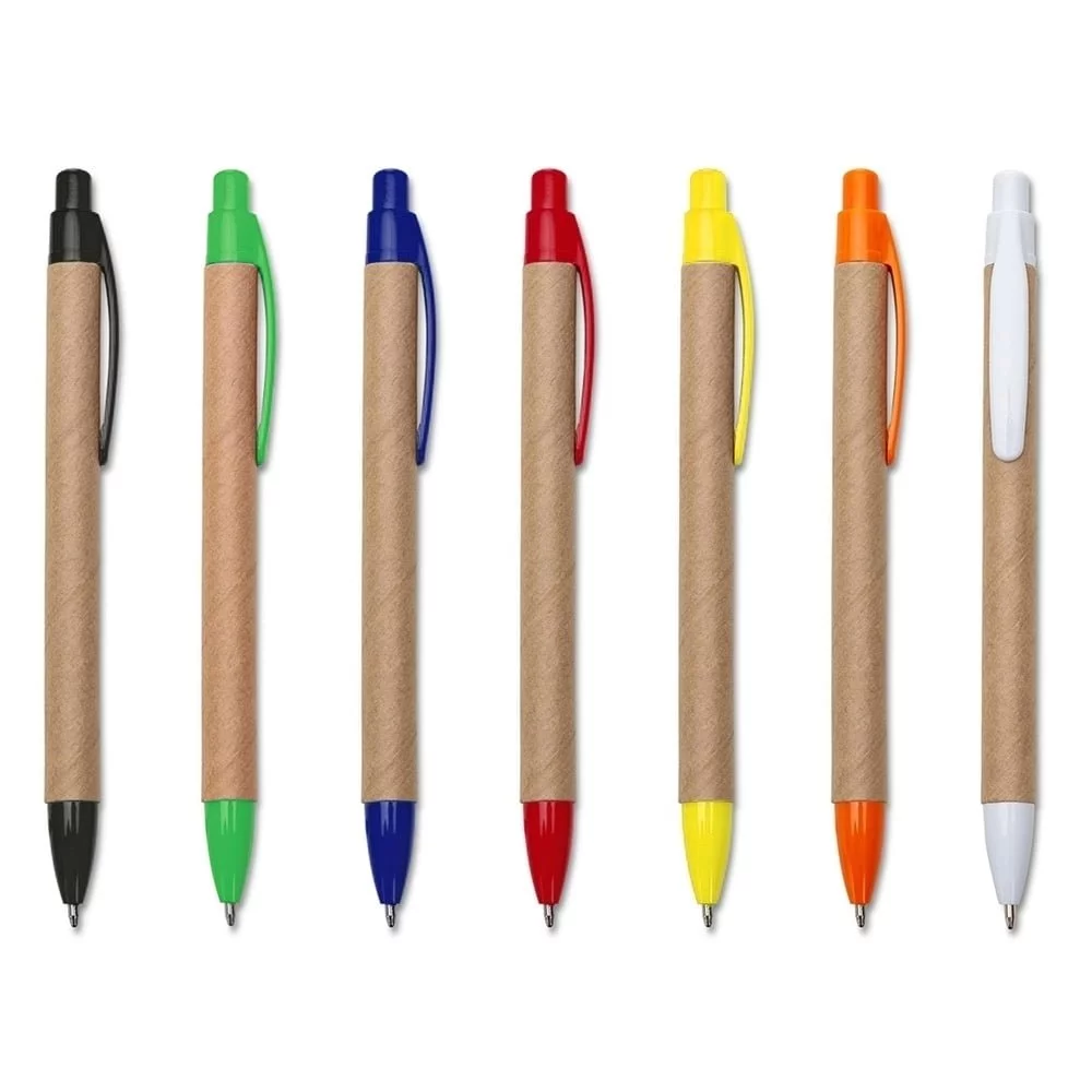 Caneta de Papel Ecológica - X18542 - Canetas Brinde Personalizado - Zen Brindes
