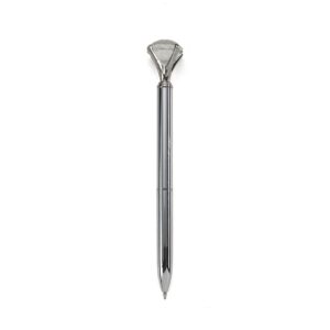 Caneta Metal Diamante Prata na Zen Brindes - Presente Personalizado