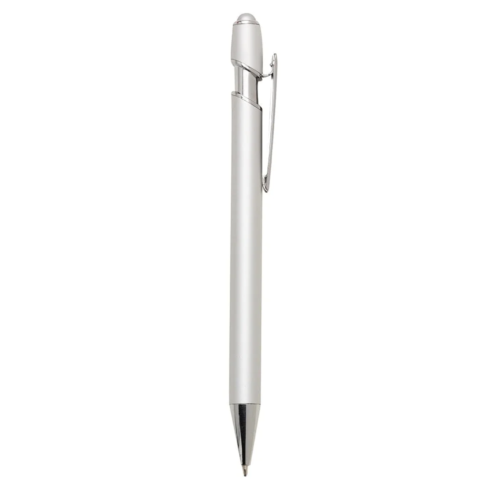 Caneta Metal Touch Prata na Zen Brindes - Presente Personalizado