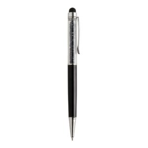 Caneta Plástica Touch - X05073 - Preto -  Brinde Personalizado - Zen Brindes