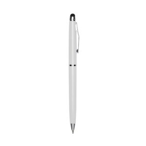 Caneta Plástica Touch - X05091 - Branco -  Brinde Personalizado - Zen Brindes