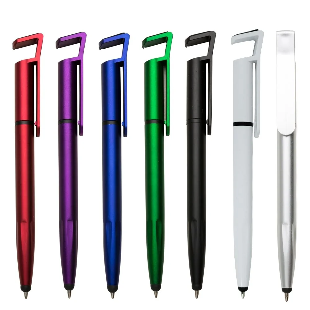 Caneta Plástica Touch com Suporte - X00708 - Canetas Brinde Personalizado - Zen Brindes