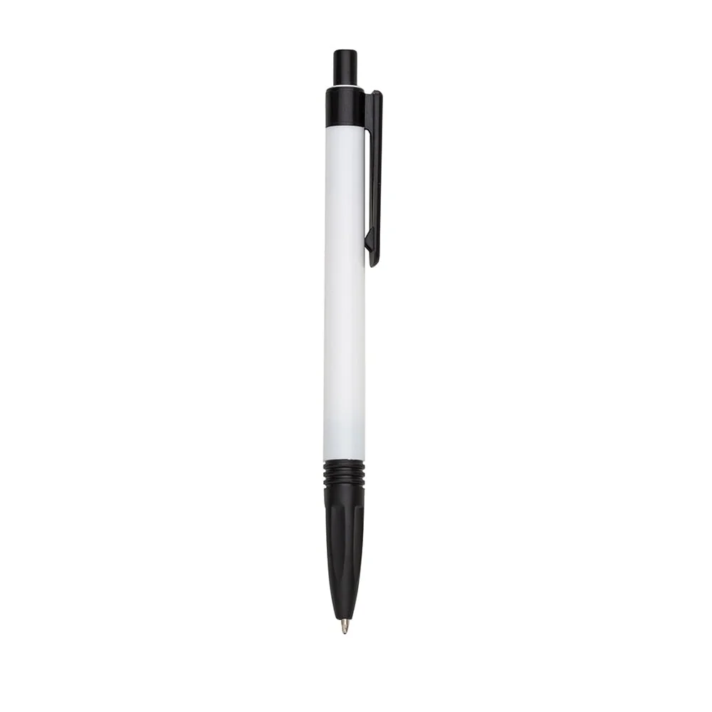 Caneta Plástica - X01095L - Preto -  Brinde Personalizado - Zen Brindes