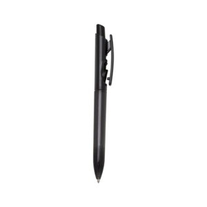 Caneta Plástica - X01097T - Preto -  Brinde Personalizado - Zen Brindes