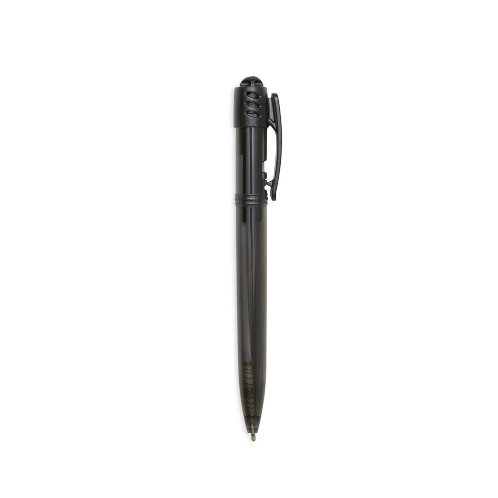 Caneta Plástica Preto na Zen Brindes - Presente Personalizado
